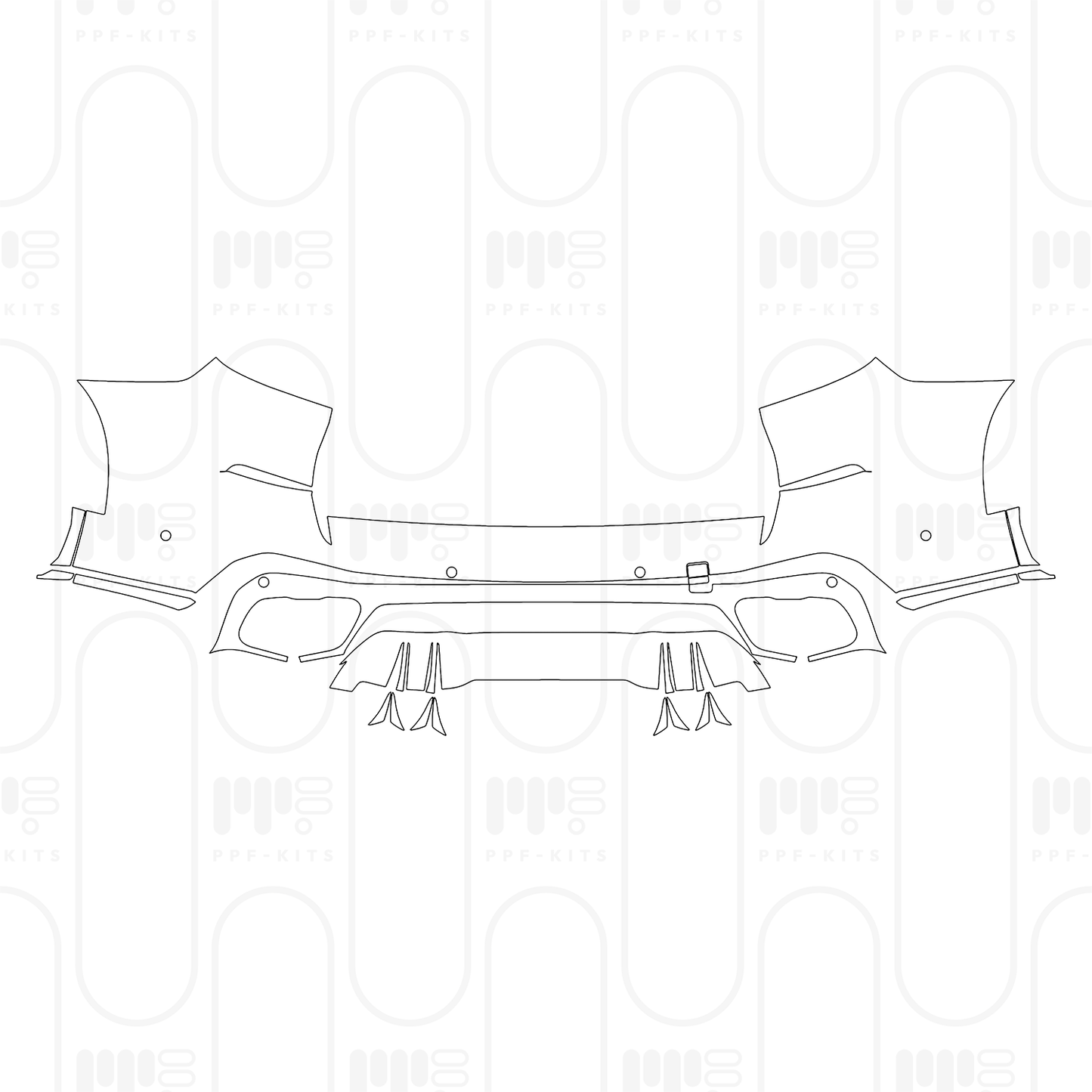 PPF prédécoupé BMW X5 Standard Wheelbase M60i 2025