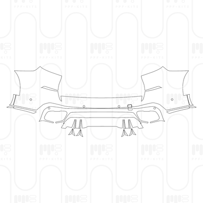 PPF prédécoupé BMW X5 Standard Wheelbase M60i 2025