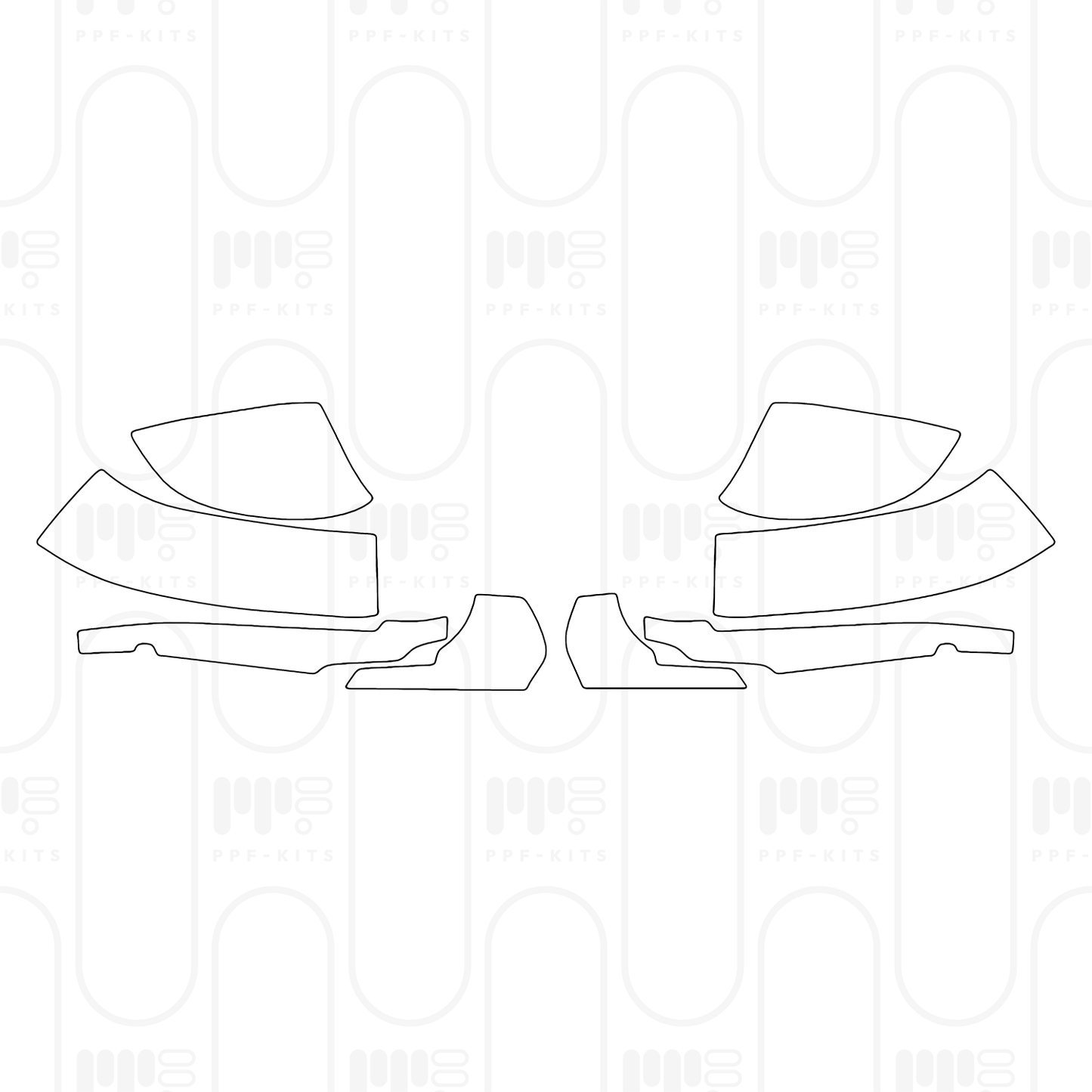 PPF prédécoupé BMW X5 Standard Wheelbase M60i 2025