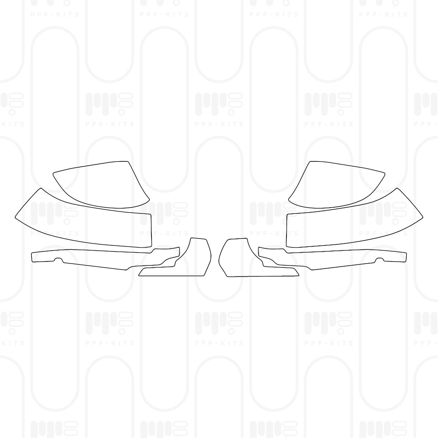 PPF prédécoupé BMW X5 Standard Wheelbase M60i 2025