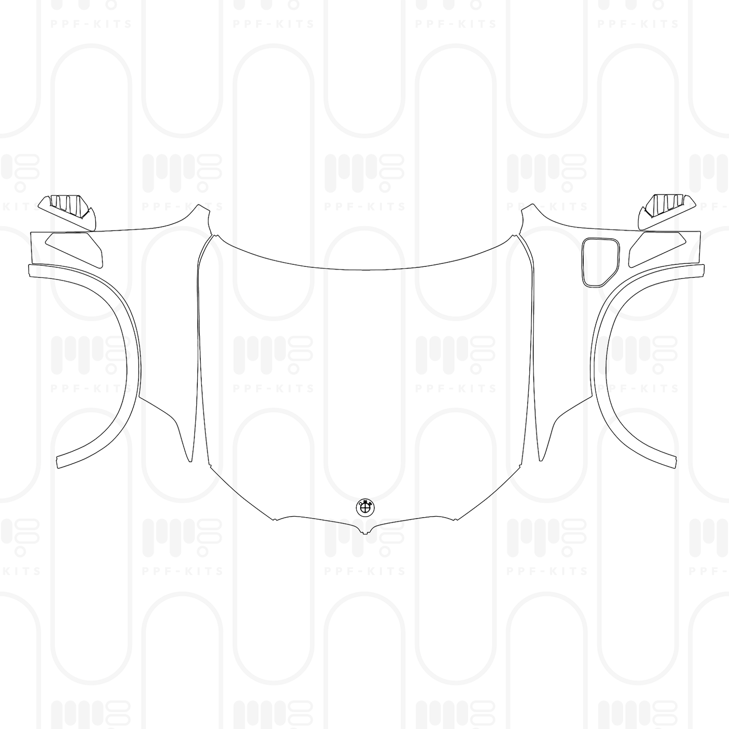 PPF prédécoupé BMW X5 Standard Wheelbase xLine 2024