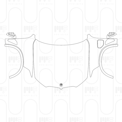 PPF prédécoupé BMW X5 Standard Wheelbase xLine 2024