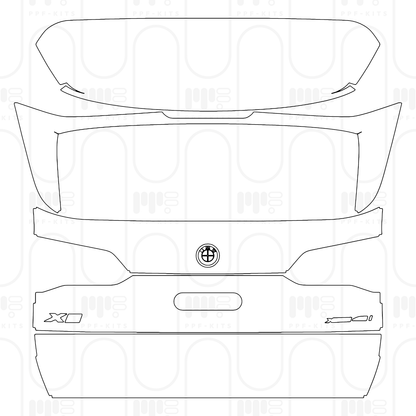 PPF prédécoupé BMW X5 Standard Wheelbase xLine 2024