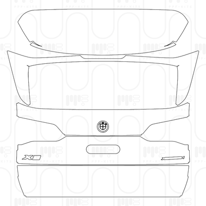 PPF prédécoupé BMW X5 Standard Wheelbase xLine 2024