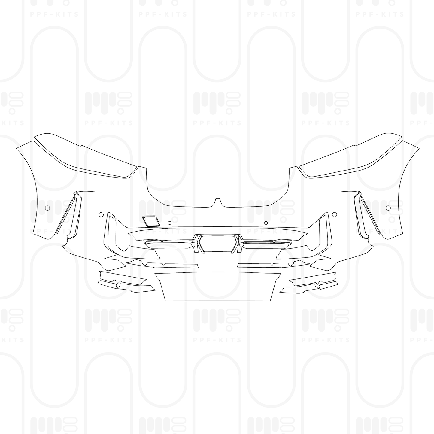PPF prédécoupé BMW X5 Standard Wheelbase xLine 2024