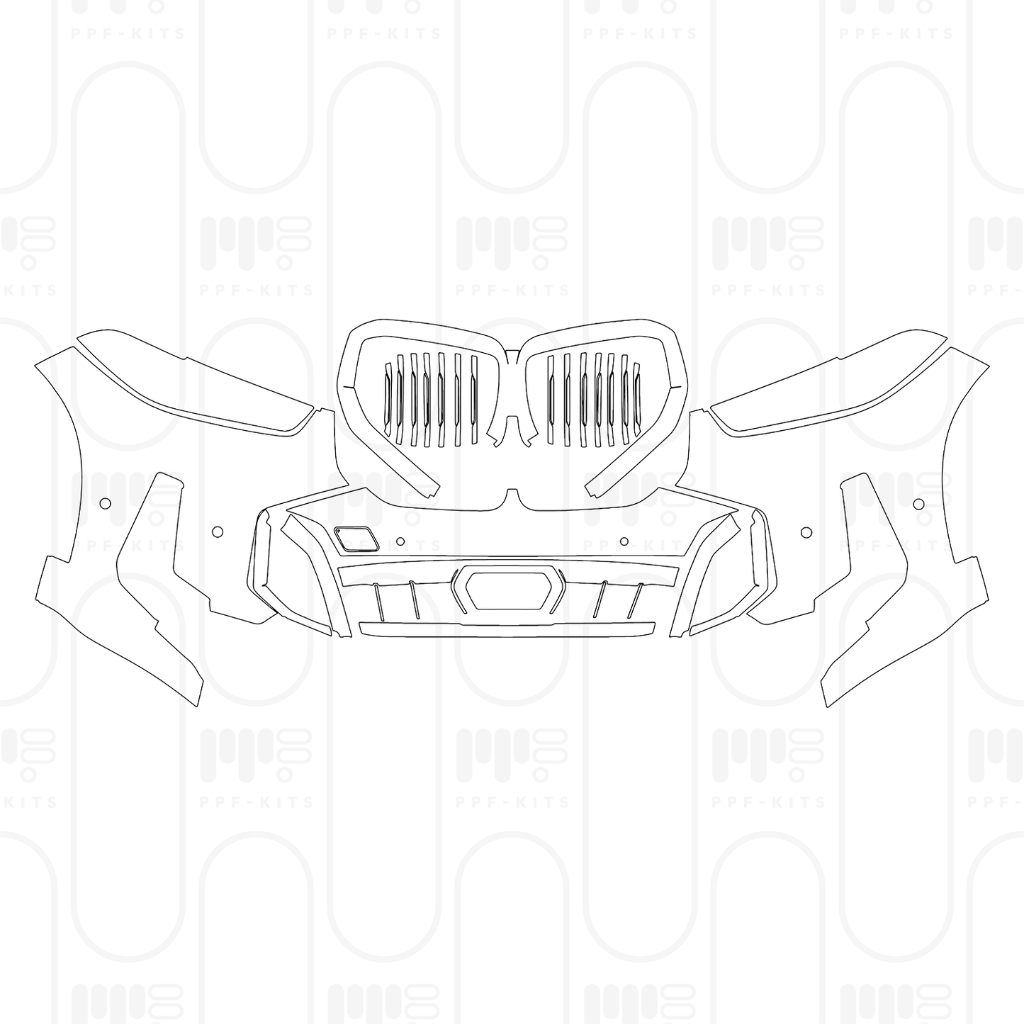 PPF prédécoupé BMW X5 Extended Wheelbase M Sport 2025