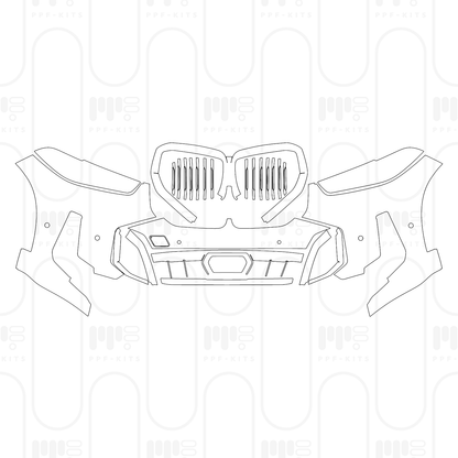 PPF prédécoupé BMW X5 Extended Wheelbase M Sport 2025