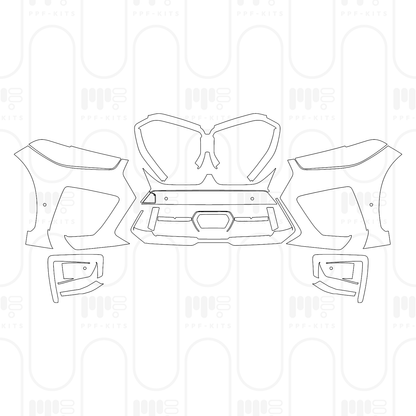 PPF prédécoupé BMW X5 M Competition 2025