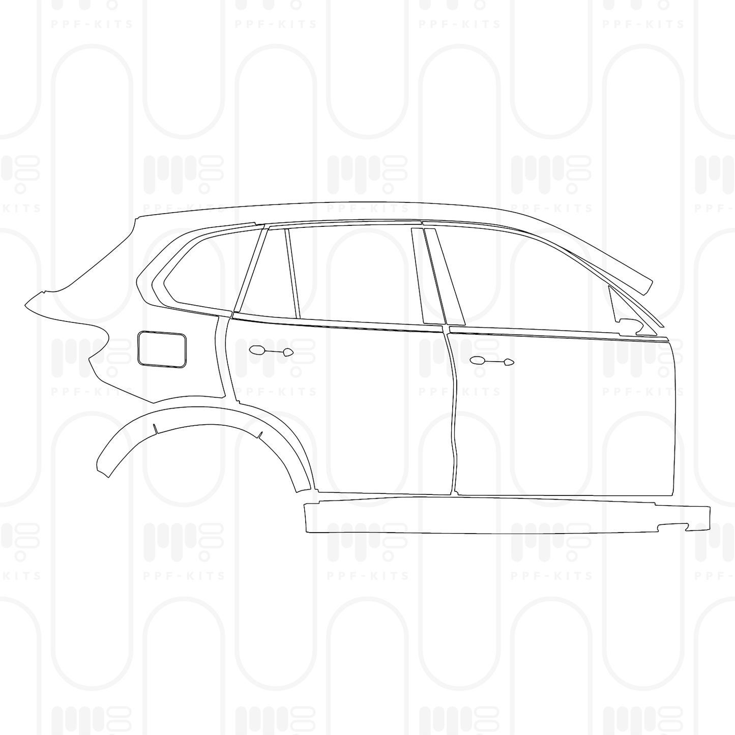 PPF prédécoupé BMW X5 M Competition 2025