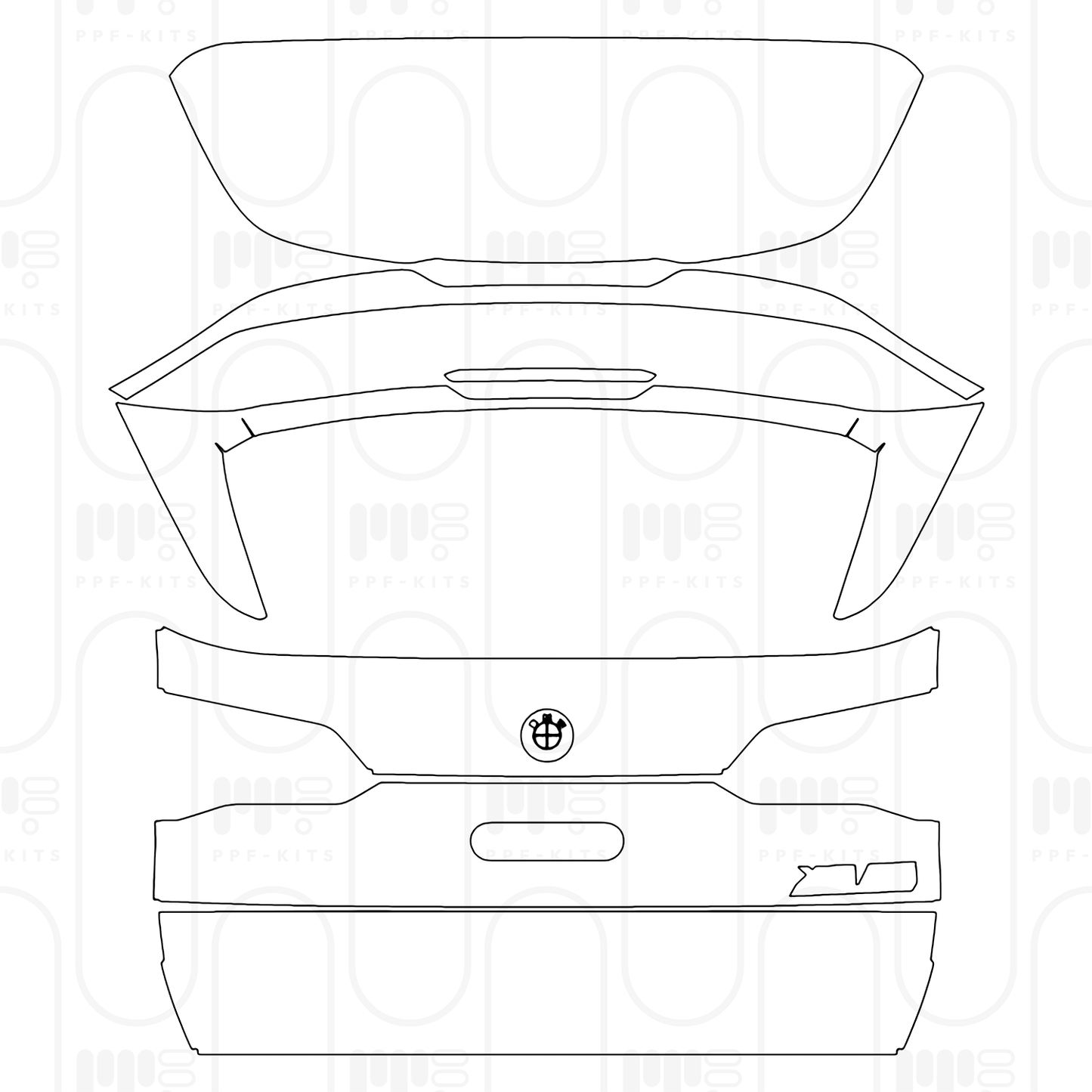 PPF prédécoupé BMW X5 M Competition 2025