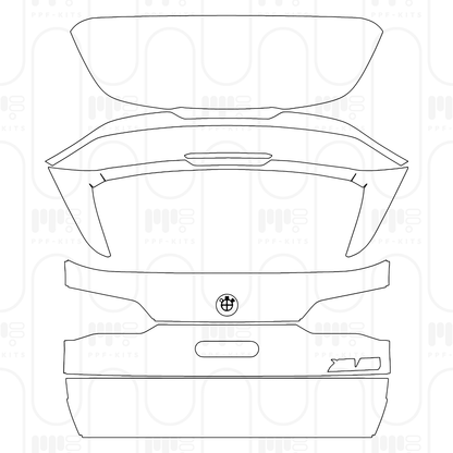 PPF prédécoupé BMW X5 M Competition 2025