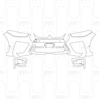 PPF prédécoupé BMW X6 M Competition 2024