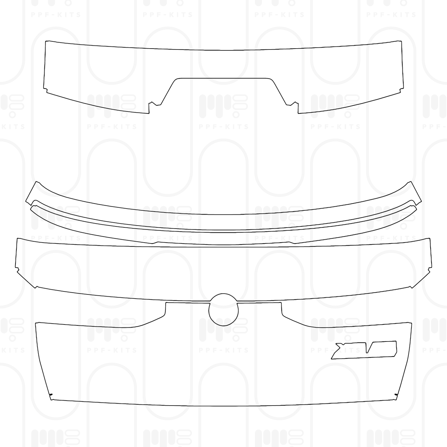 PPF prédécoupé BMW X6 M Competition 2024