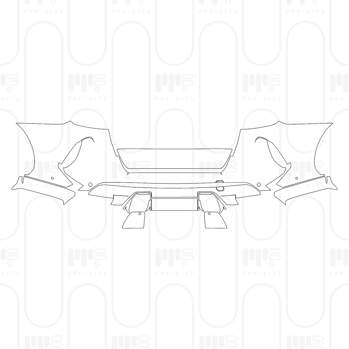 PPF prédécoupé BMW X6 M Competition 2024