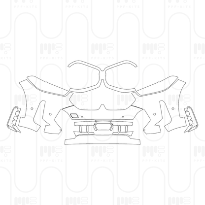 PPF prédécoupé BMW X6 M Sport 2024