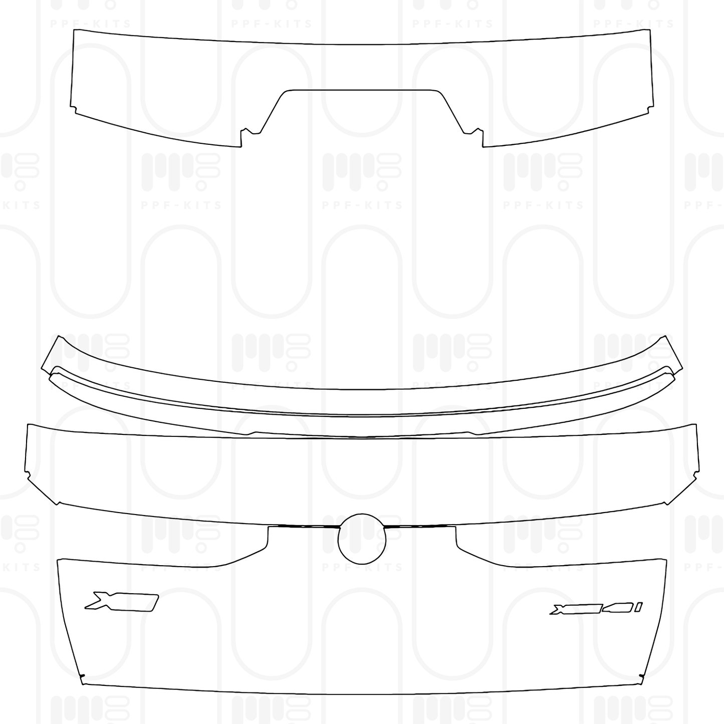 PPF prédécoupé BMW X6 M Sport 2024