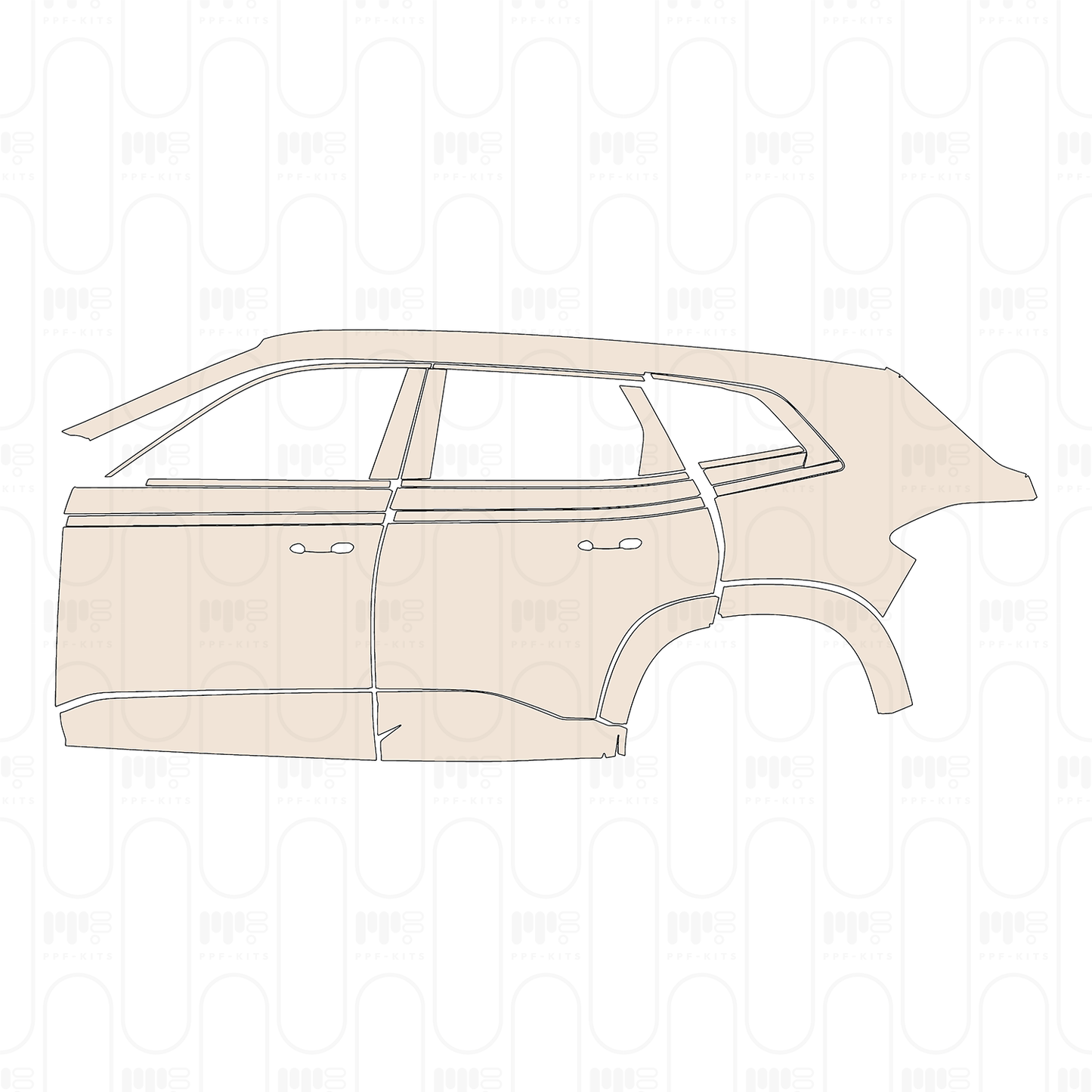PPF prédécoupé BMW XM 2025