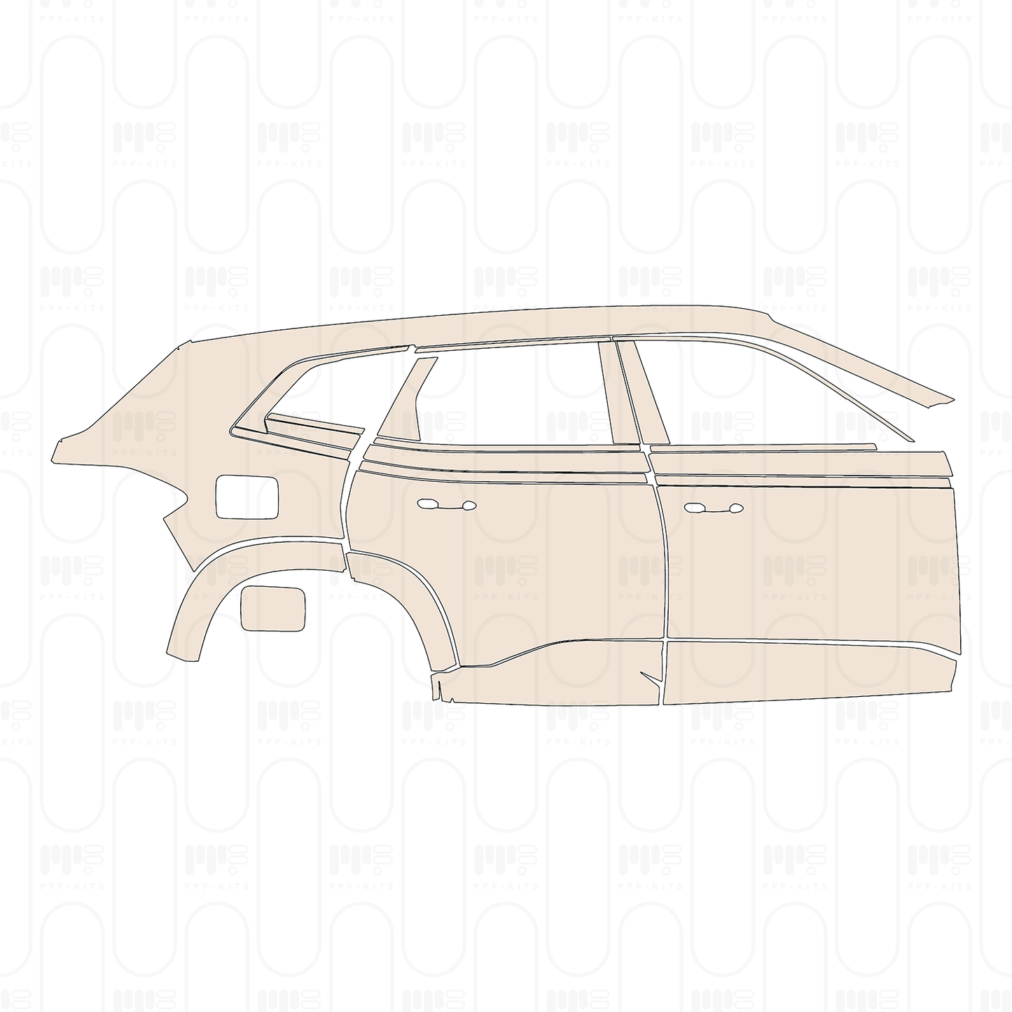 PPF prédécoupé BMW XM 2025