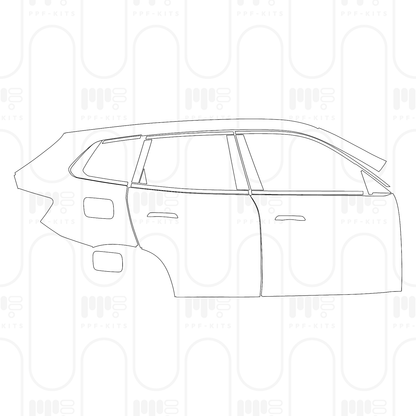 PPF prédécoupé BMW X3 Standard Wheelbase xLine 2025