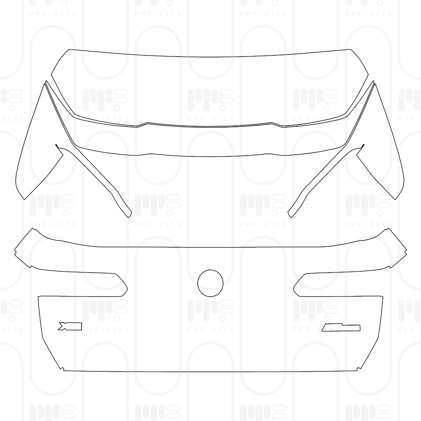 PPF prédécoupé BMW X3 Standard Wheelbase M50 xDrive 2025