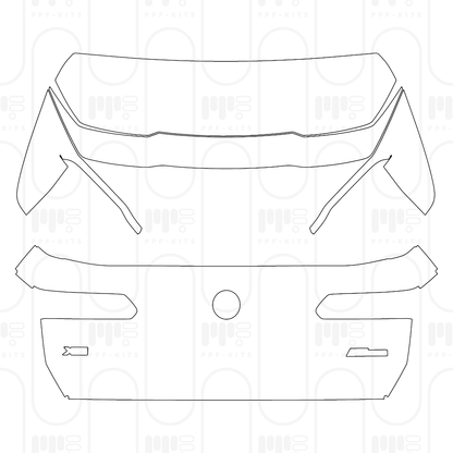 PPF prédécoupé BMW X3 Standard Wheelbase M50 xDrive 2025