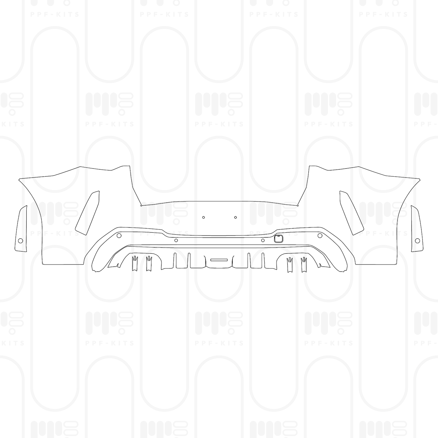 PPF prédécoupé BMW X3 Standard Wheelbase M50 xDrive 2025