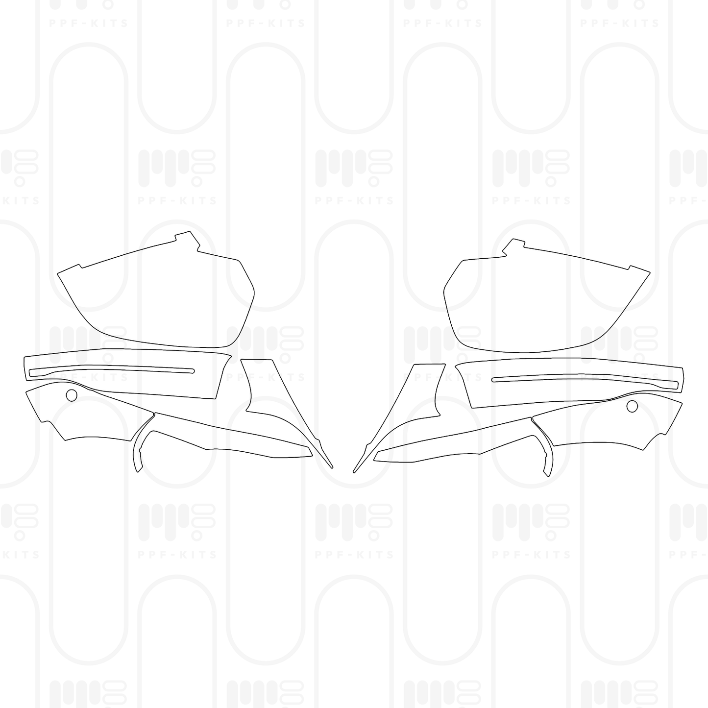 PPF prédécoupé BMW X3 Standard Wheelbase M50 xDrive 2025