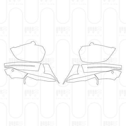 PPF prédécoupé BMW X3 Standard Wheelbase M50 xDrive 2025