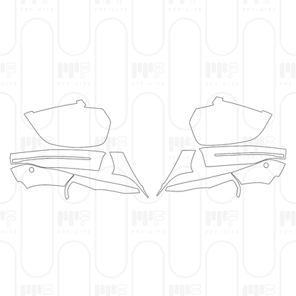 PPF prédécoupé BMW X3 Standard Wheelbase M50 xDrive 2025