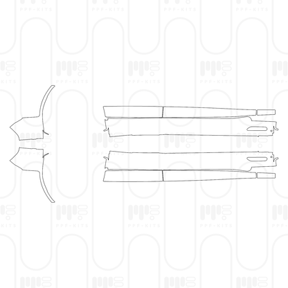 PPF prédécoupé BMW X3 Standard Wheelbase M50 xDrive 2025