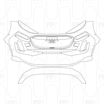 PPF prédécoupé Audi Q6 e-tron Sportback S-Line 2026