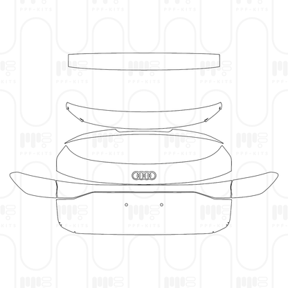 PPF prédécoupé Audi Q6 e-tron Sportback SQ6 e-tron 2026