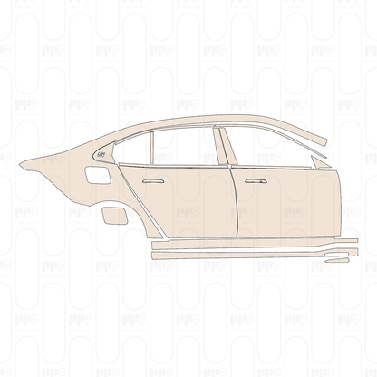 PPF prédécoupé BMW 5 Series Sedan Extended Wheelbase M Sport 2026