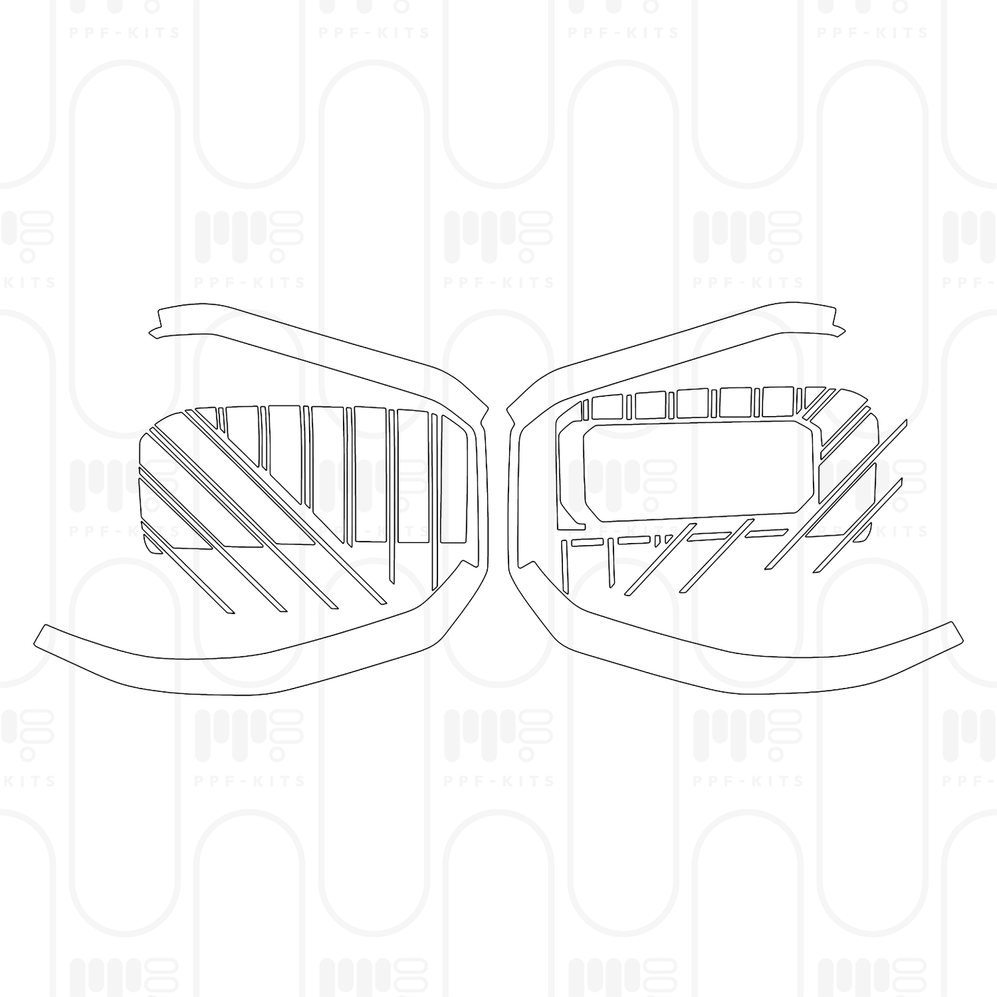 PPF prédécoupé BMW X3 Standard Wheelbase xLine 2026