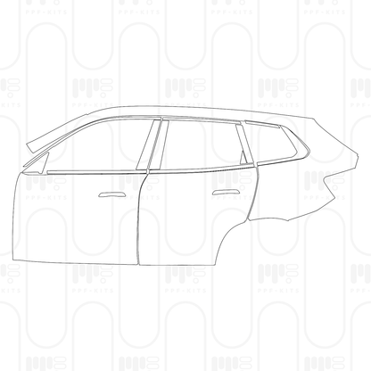 PPF prédécoupé BMW X3 Standard Wheelbase xLine 2026