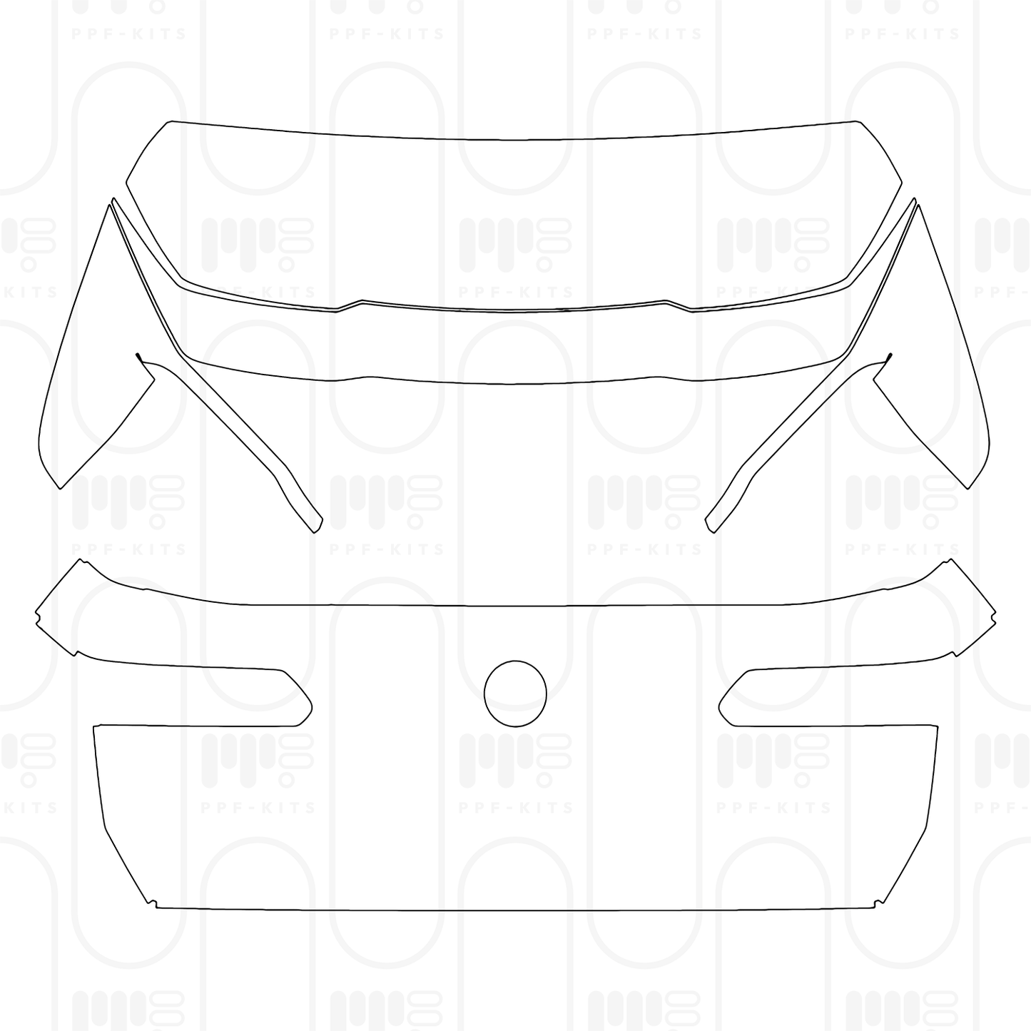 PPF prédécoupé BMW X3 Standard Wheelbase xLine 2026