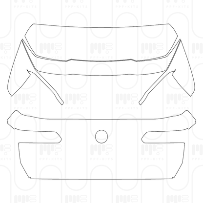 PPF prédécoupé BMW X3 Standard Wheelbase xLine 2026