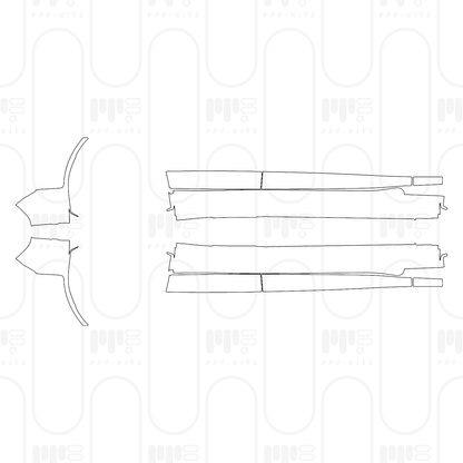 PPF prédécoupé BMW X3 Standard Wheelbase M Sport 2026