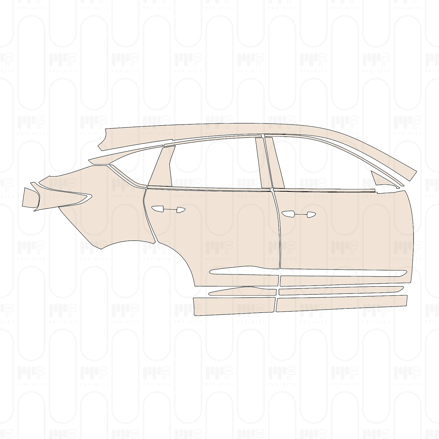 PPF prédécoupé Acura RDX 2022
