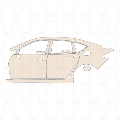 PPF prédécoupé Acura TLX Standard Wheelbase Base 2022