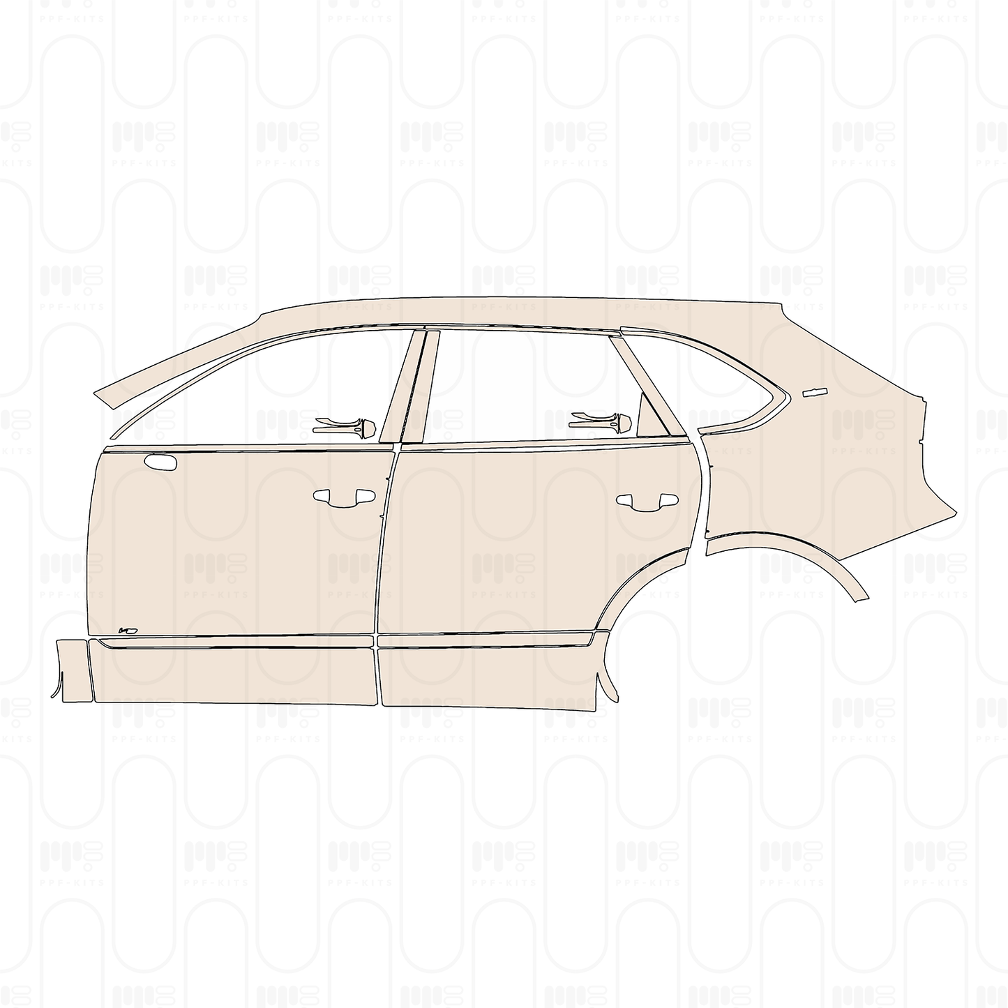PPF prédécoupé Bentley Bentayga Standard Wheelbase First Edition 2021