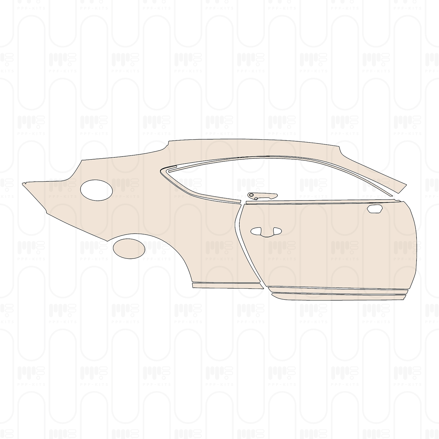 PPF prédécoupé Bentley Continental GT Coupe 2021