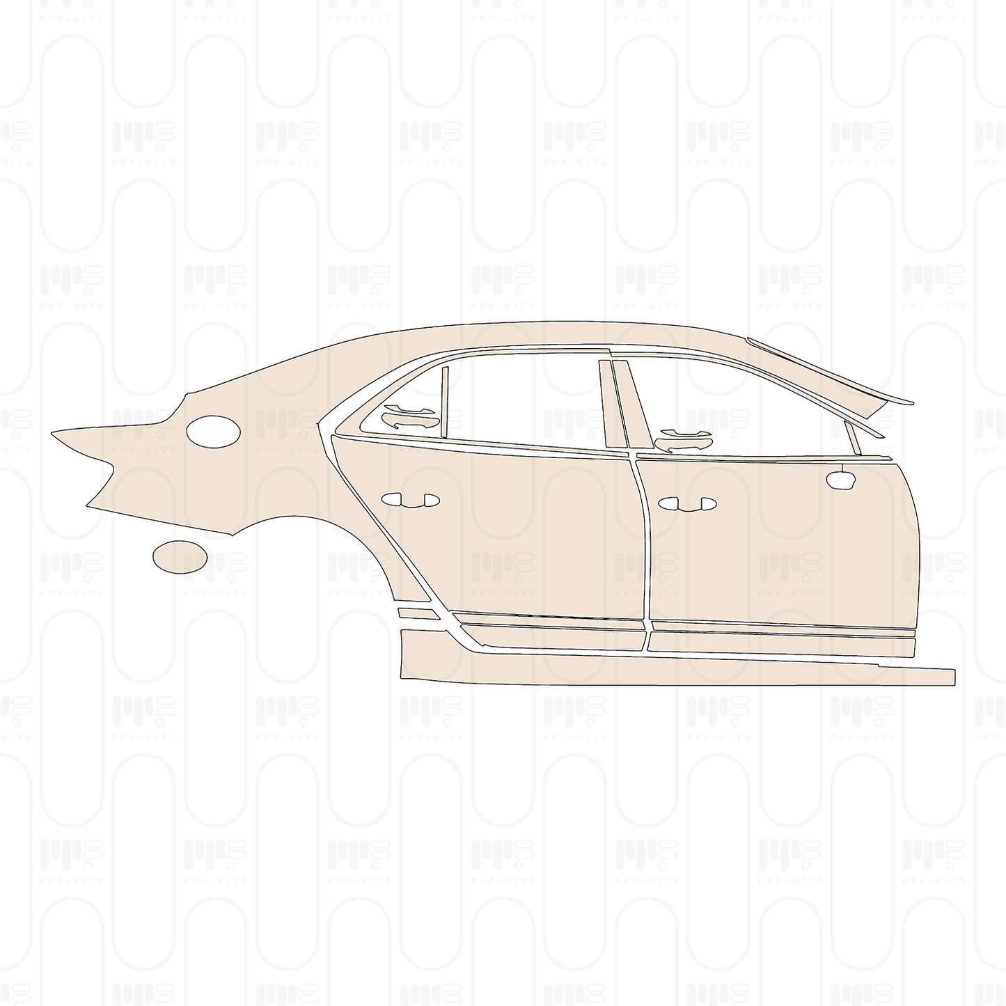 PPF prédécoupé Bentley Flying Spur Speed 2025