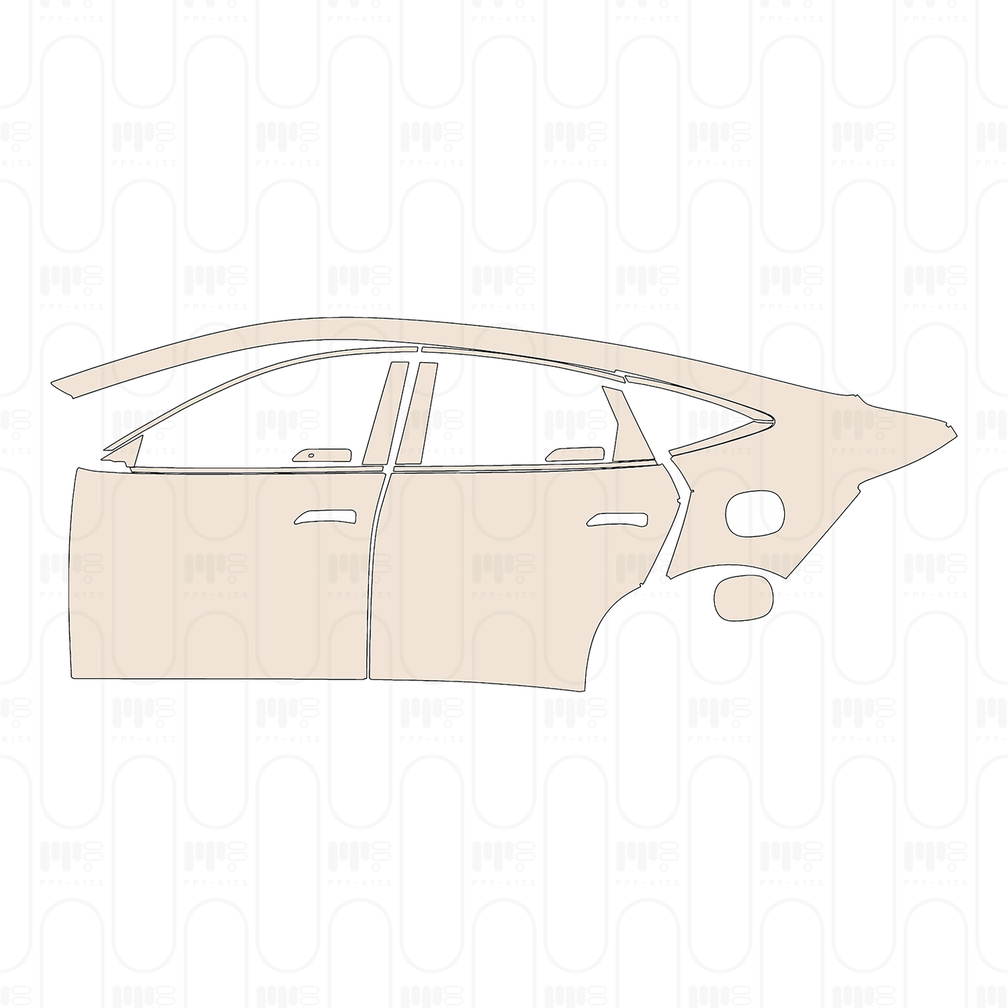 PPF prédécoupé BYD Seal 06 DM-i Base 2024