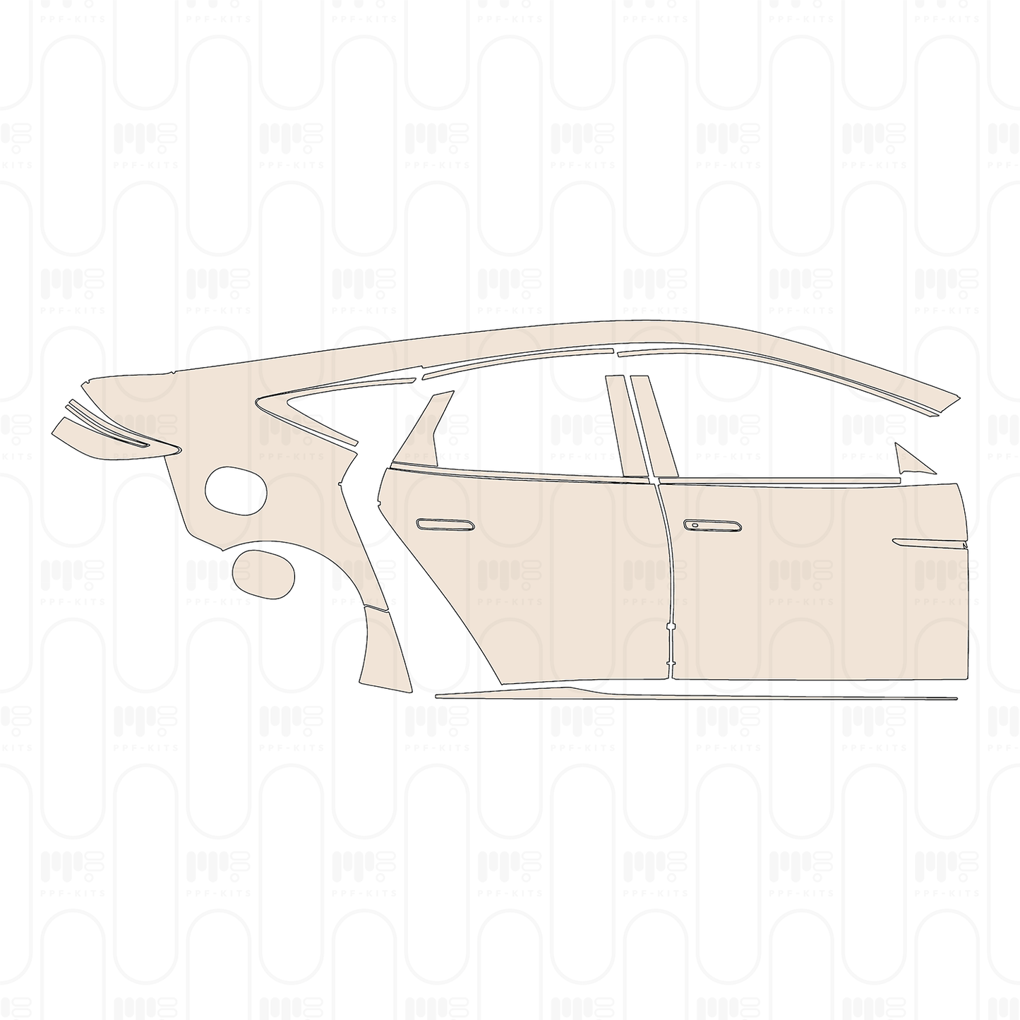 PPF prédécoupé BYD Seal 07 DM-i 2025