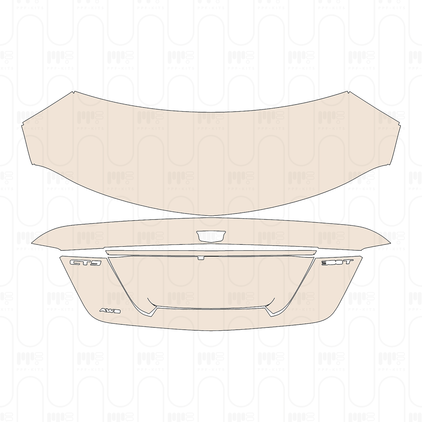PPF prédécoupé Cadillac CT5 (CN) Luxury 2025
