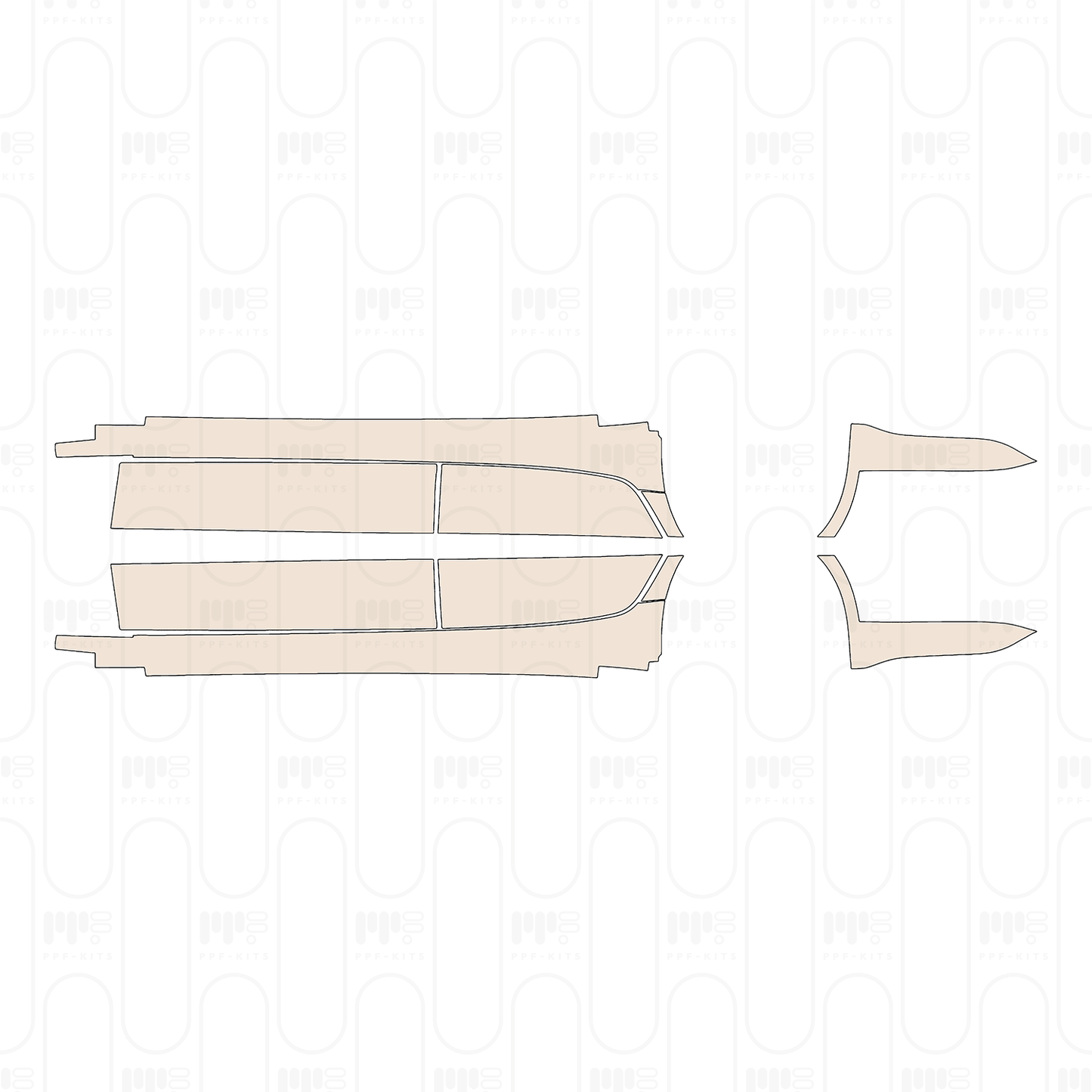 PPF prédécoupé Cadillac CT5 (CN) Luxury 2025