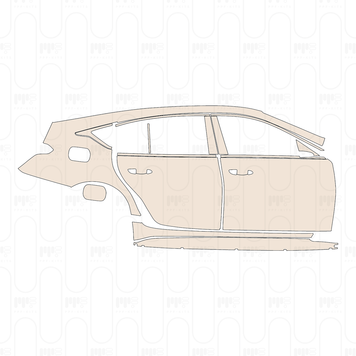 PPF prédécoupé Cadillac CT5 V-Series Blakwing 2022