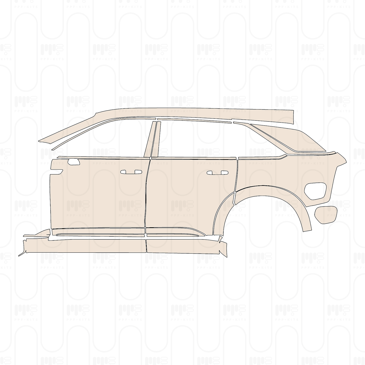 PPF prédécoupé Cadillac Escalade IQ Luxury 2025