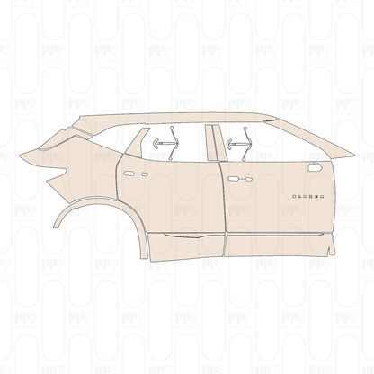 PPF prédécoupé Chevrolet Blazer Premier 2023